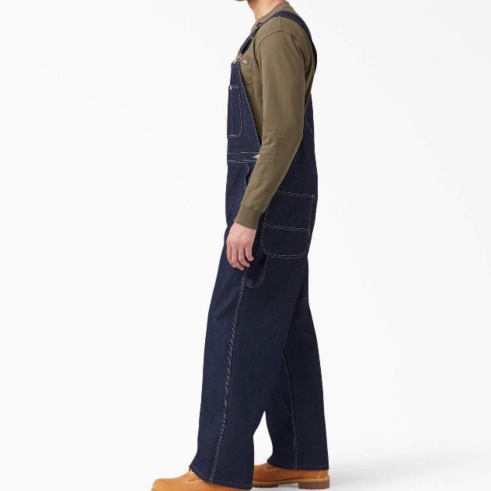 Vintage Dickies Men Big and Tall Overalls Denim Jumpsuit 44x30 - Picture 12 of 13